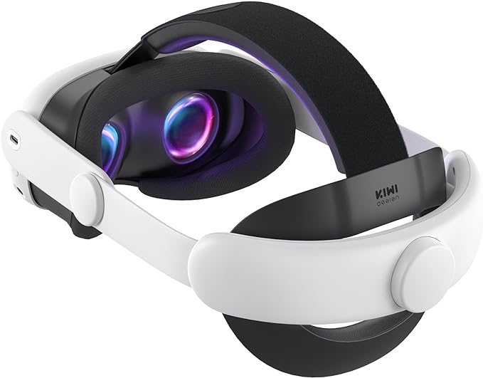Correa de cabeza VR compatible con Meta Quest 2, Oculus Quest 2 accesorios  con cojín de